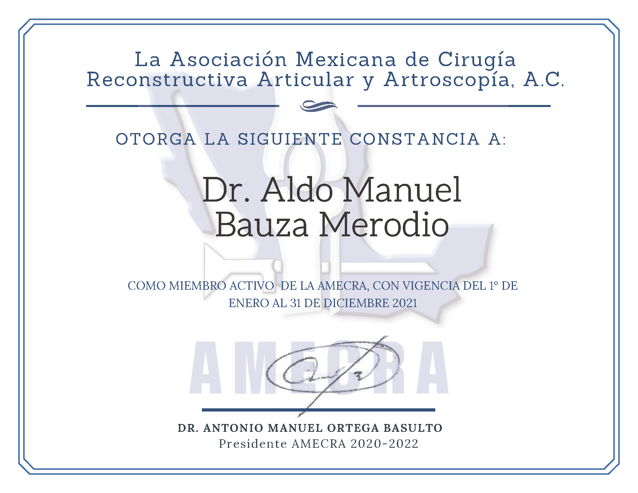 Cirugía Reconstructiva Articular y Artroscopía